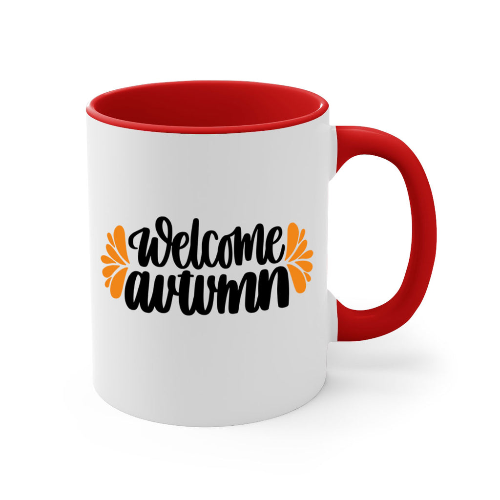 Welcome Autumn 513#- fall-Mug / Coffee Cup