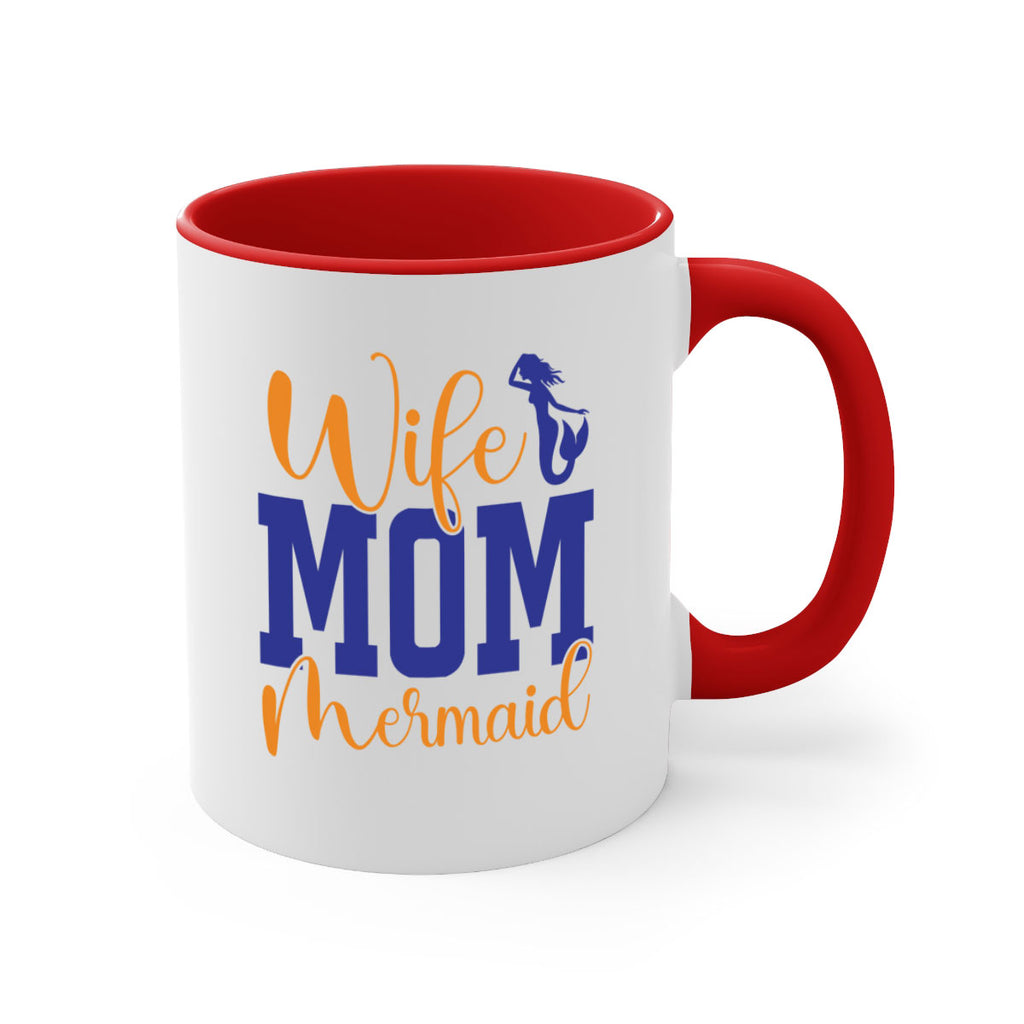 Wife Mom Mermaid 668#- mermaid-Mug / Coffee Cup