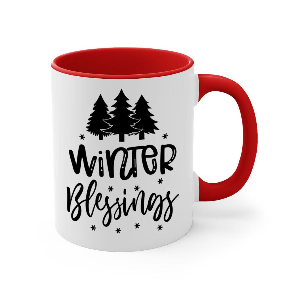 Winter Blessings 489#- winter-Mug / Coffee Cup