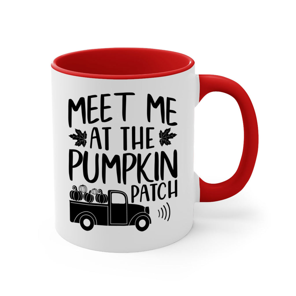 meet me at the pumpkin patch 423#- fall-Mug / Coffee Cup
