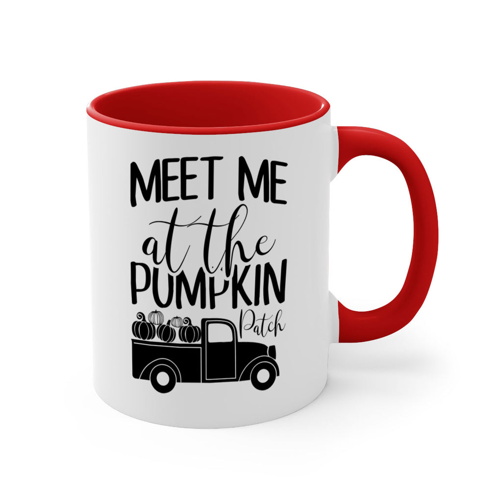 meet me at the pumpkin patch 424#- fall-Mug / Coffee Cup