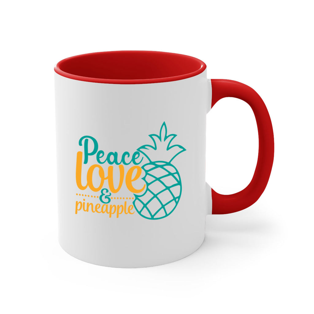 peace love pineapple Style 82#- Summer-Mug / Coffee Cup