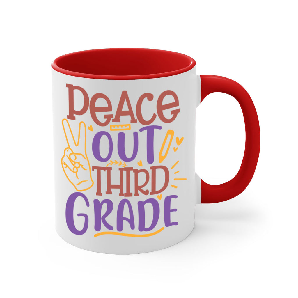 peace out 3rd grade 1#- Third Grade-Mug / Coffee Cup