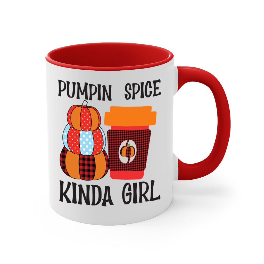 pumpkin spice kinda girl 551#- fall-Mug / Coffee Cup
