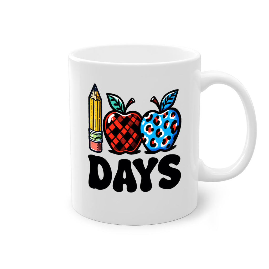 100th day of school Apple 38#- 100 days-Mug / Coffee Cup