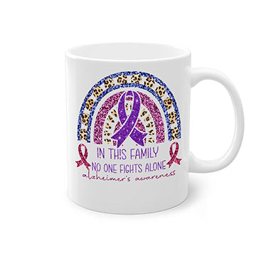 Alzheimer Awareness Purple Rainbow 2#- alzheimers-Mug / Coffee Cup