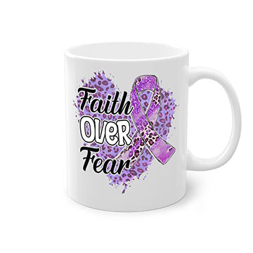 AlzheimerS Awareness Faith Over Fear 13#- alzheimers-Mug / Coffee Cup