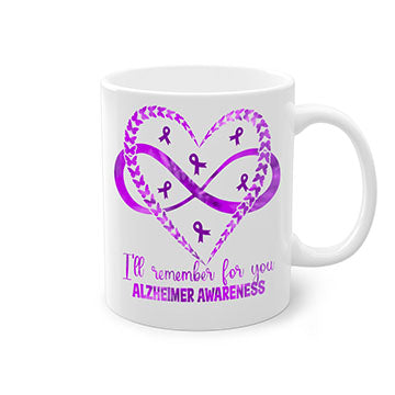 AlzheimerS Awareness Heart Infinity 14#- alzheimers-Mug / Coffee Cup