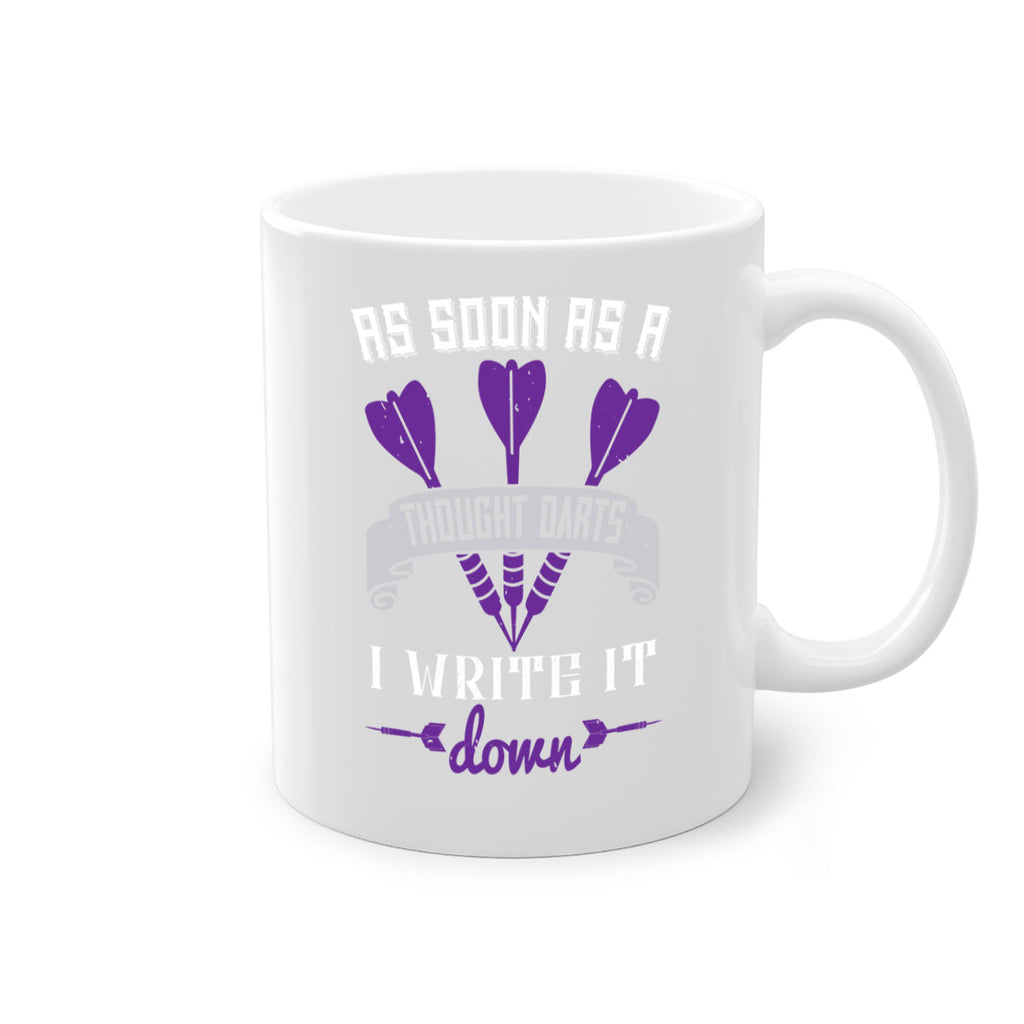 As soon as a thought darts I write it down 1955#- darts-Mug / Coffee Cup