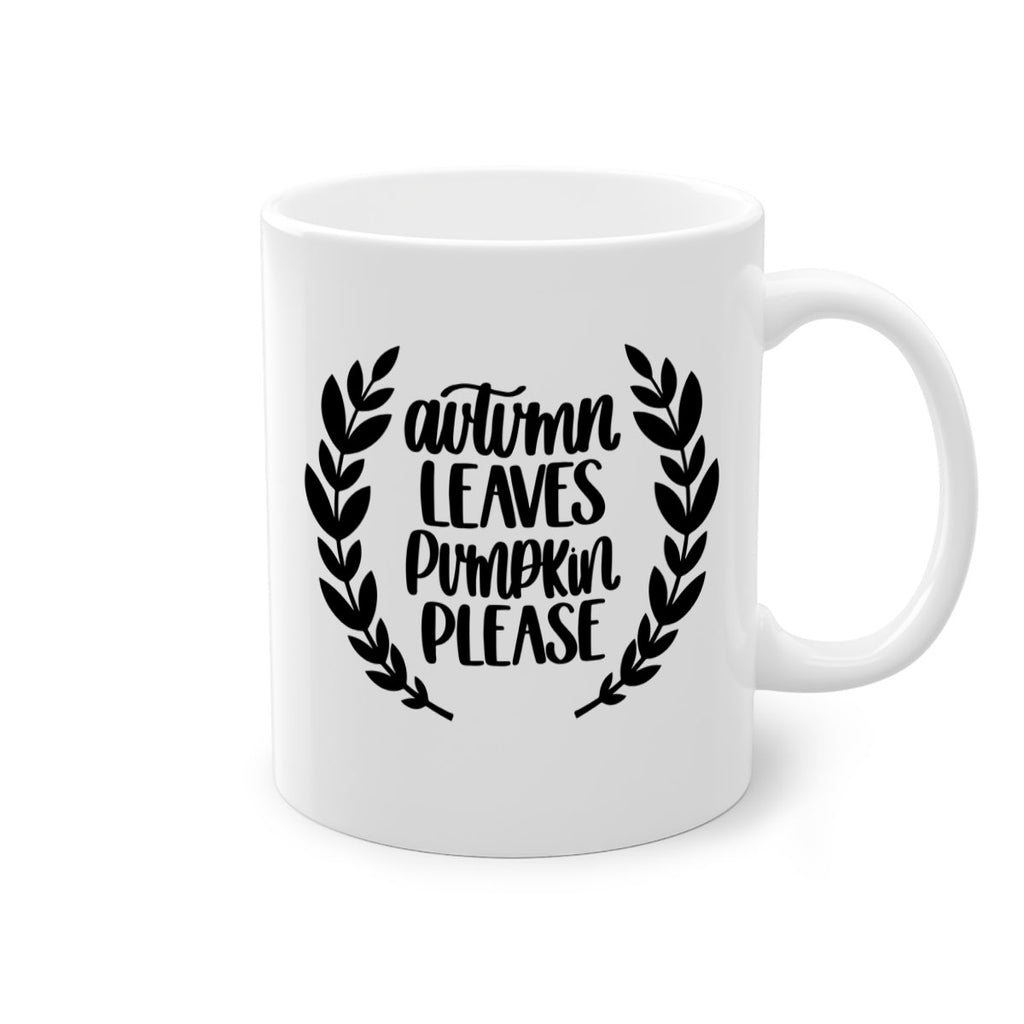 Autumn Leaves Pumpkin Please 476#- fall-Mug / Coffee Cup