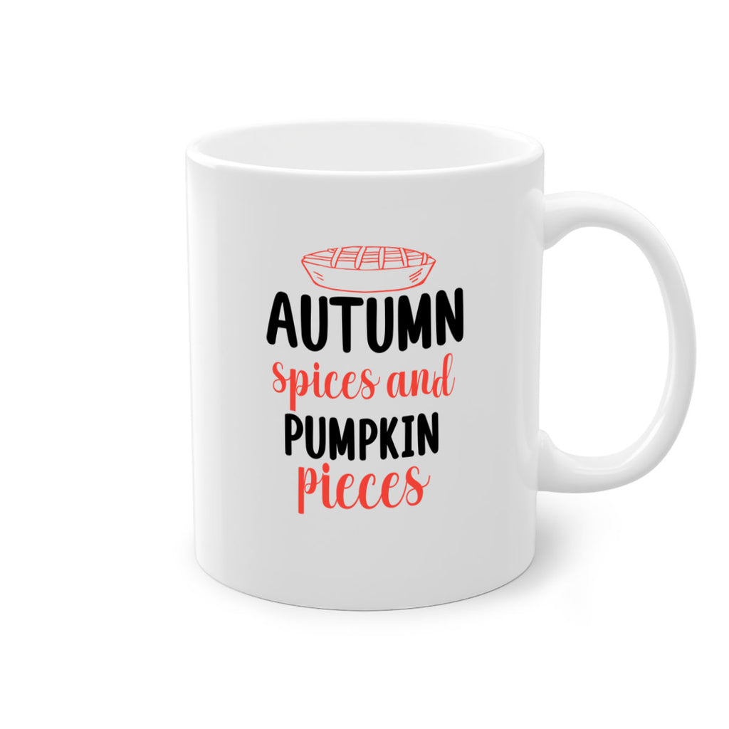 Autumn spices and pumpkin pieces 32#- fall-Mug / Coffee Cup