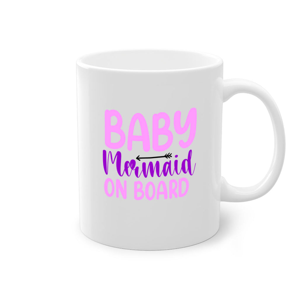 Baby Mermaid On Board 23#- mermaid-Mug / Coffee Cup