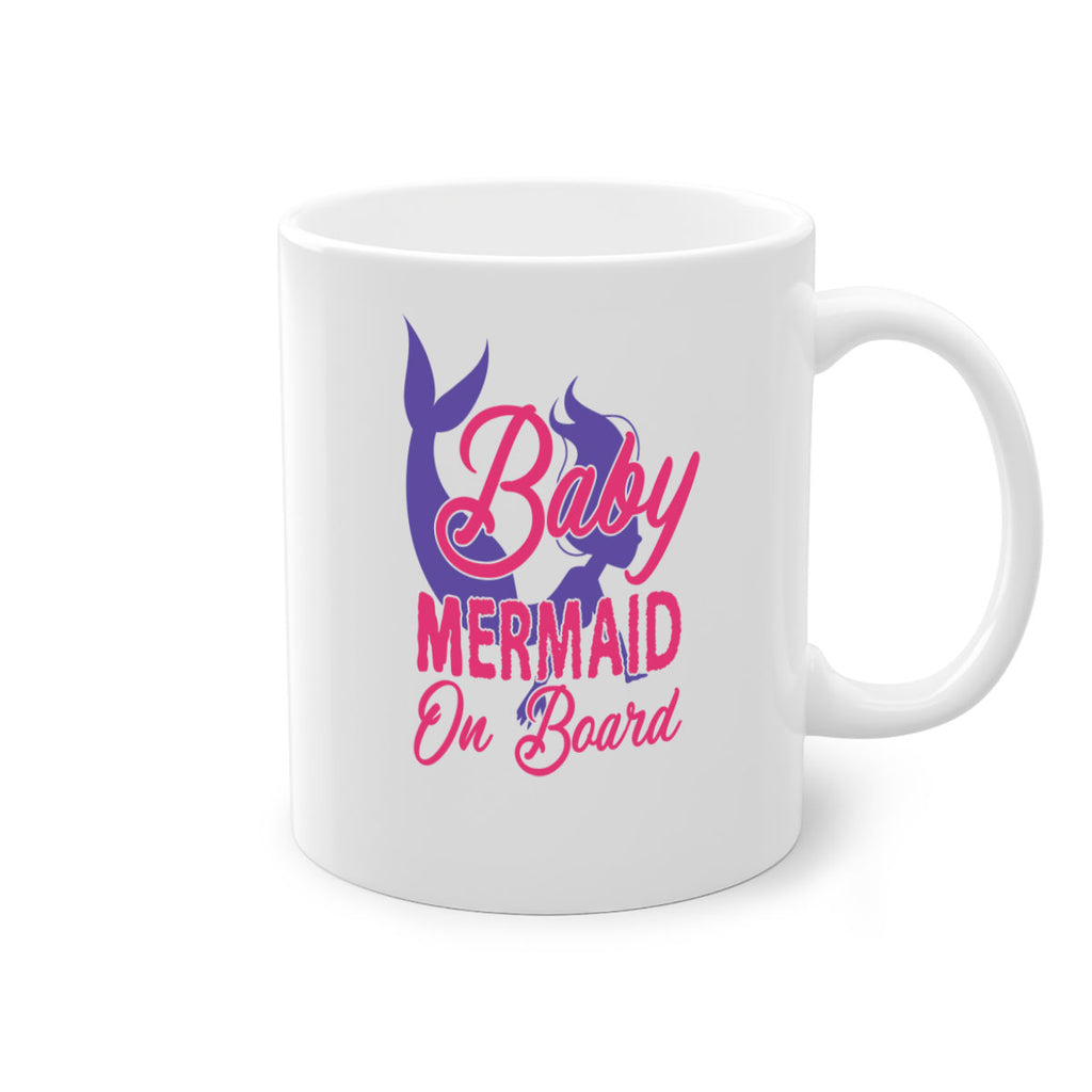 Baby Mermaid On Board 24#- mermaid-Mug / Coffee Cup