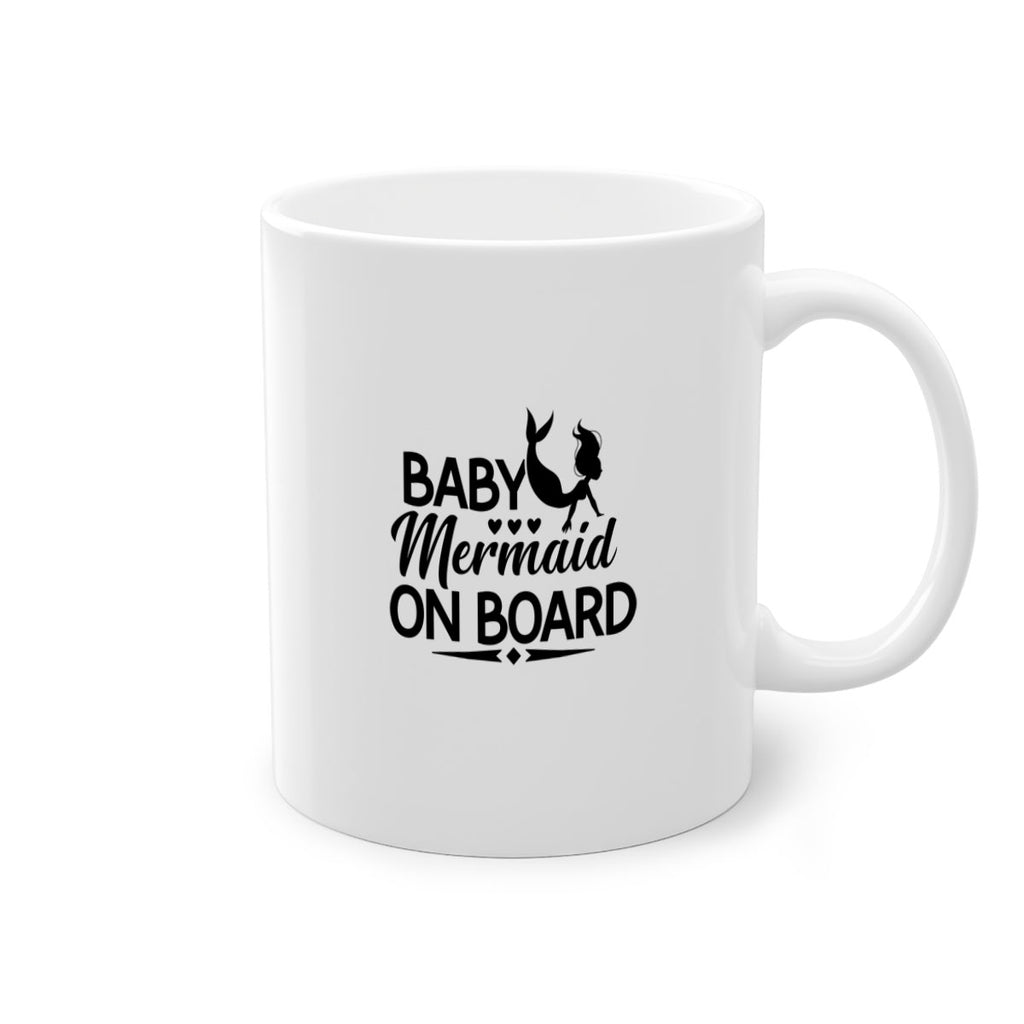 Baby Mermaid On Board 25#- mermaid-Mug / Coffee Cup