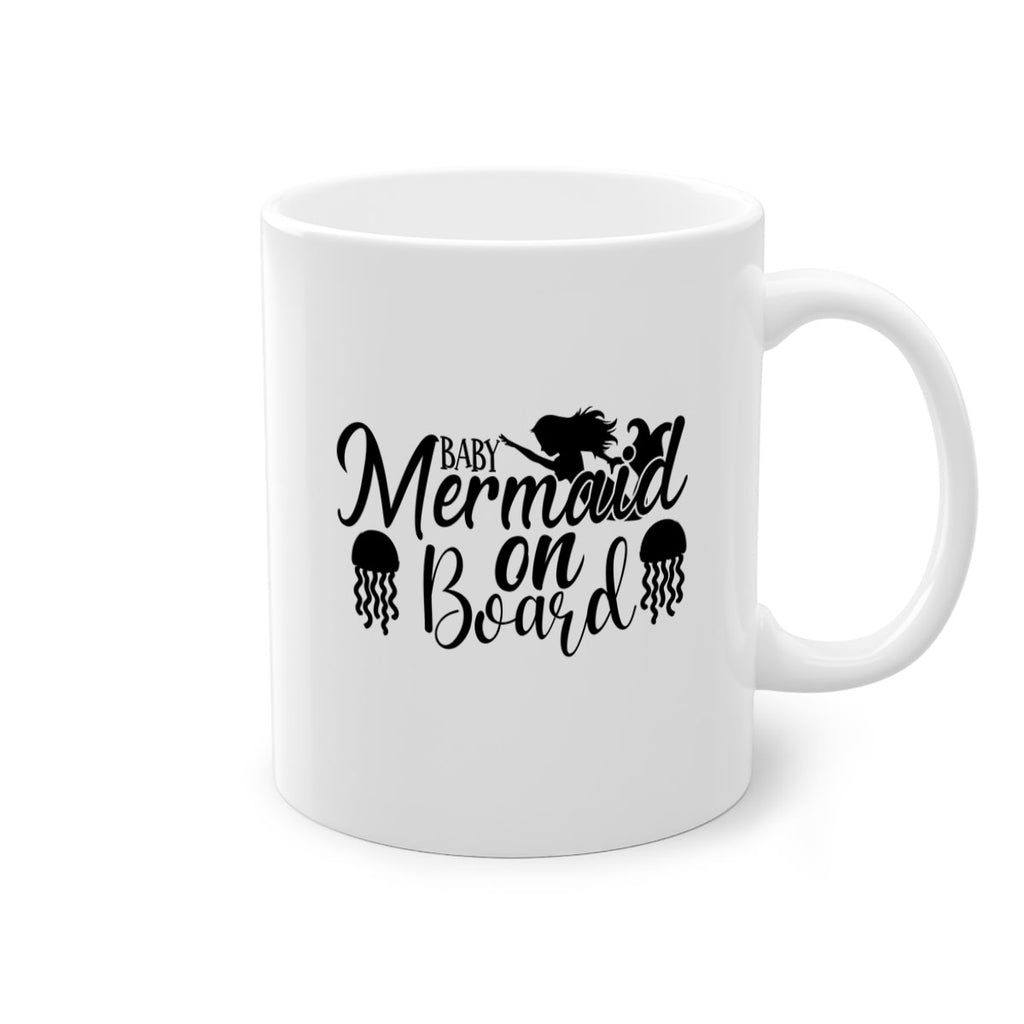 Baby Mermaid On Board 26#- mermaid-Mug / Coffee Cup