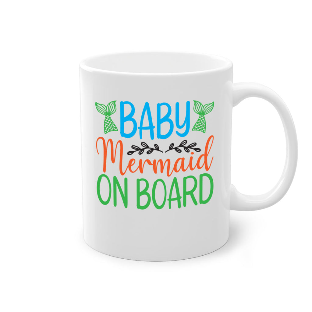 Baby Mermaid On Board 33#- mermaid-Mug / Coffee Cup