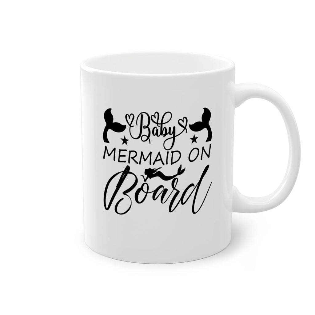 Baby mermaid on board 31#- mermaid-Mug / Coffee Cup