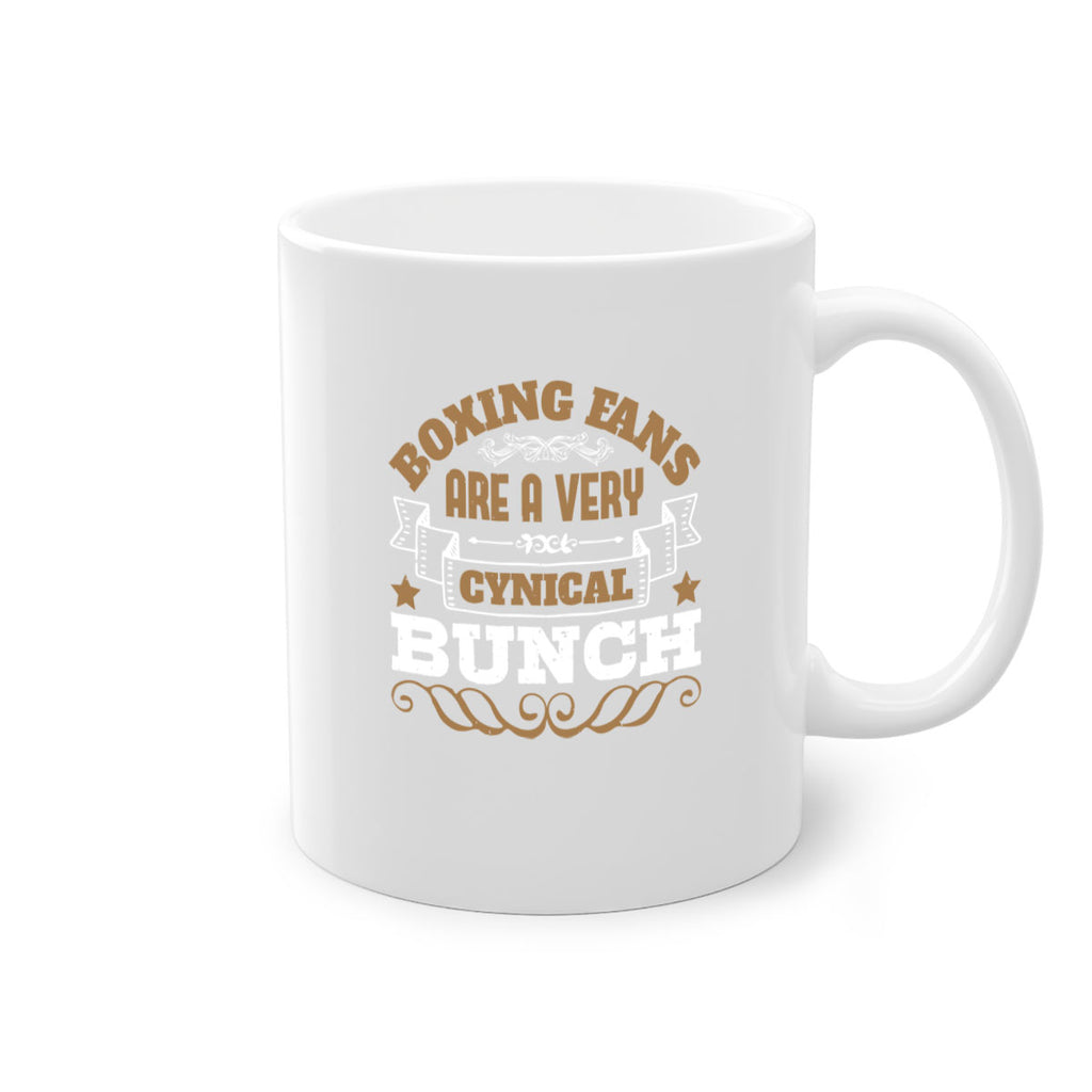 Boxing fans are a very cynical bunch 1723#- boxing-Mug / Coffee Cup