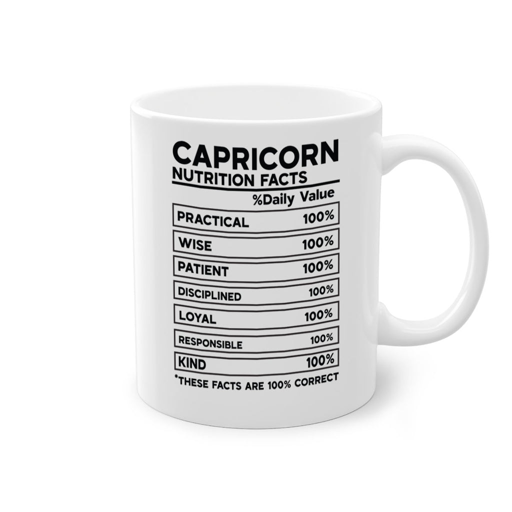 Capricorn Nutrition Facts 185#- zodiac-Mug / Coffee Cup