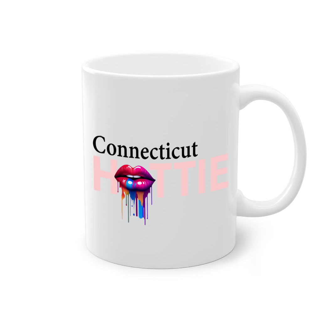 Connecticut Hottie with dripping lips 7#- Hottie Collection-Mug / Coffee Cup