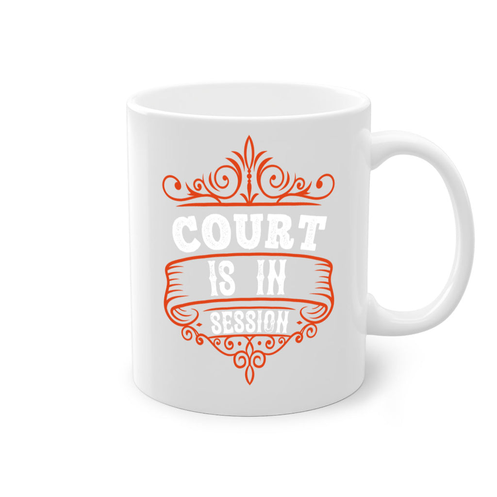 Court is in ball session 1570#- basketball-Mug / Coffee Cup
