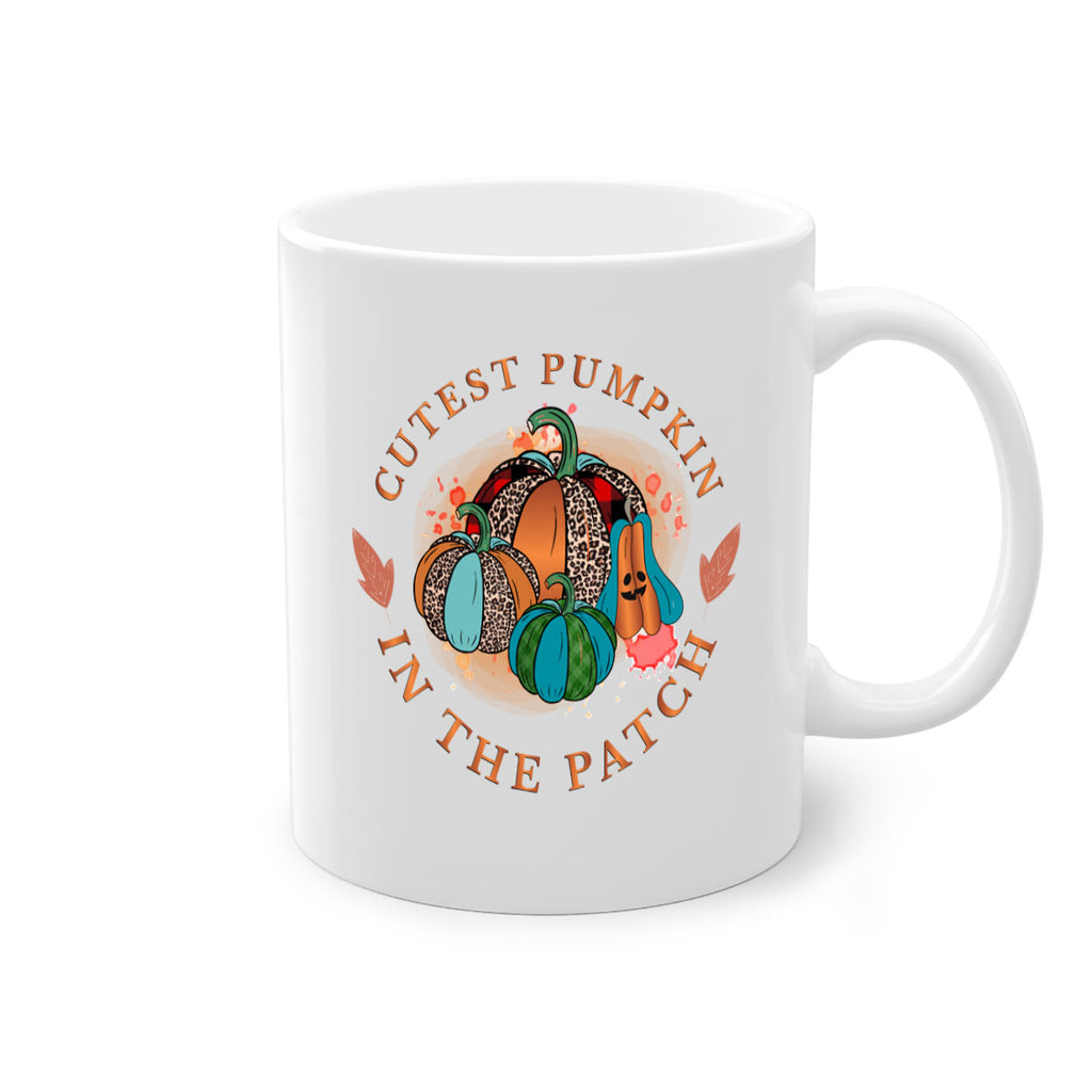 Cutest Pumpkin in the Patch 65#- fall-Mug / Coffee Cup