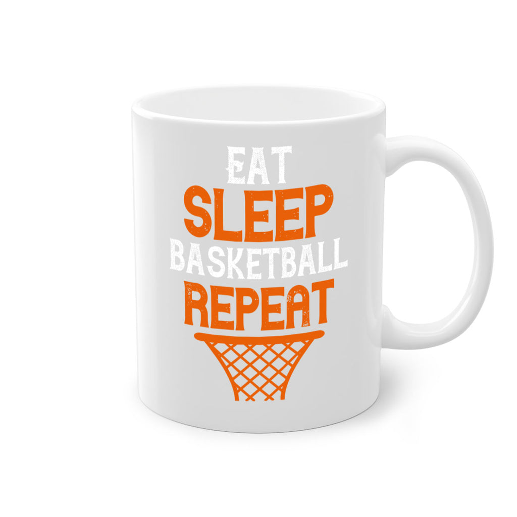 Eat more sleep basketball repeat 1321#- basketball-Mug / Coffee Cup