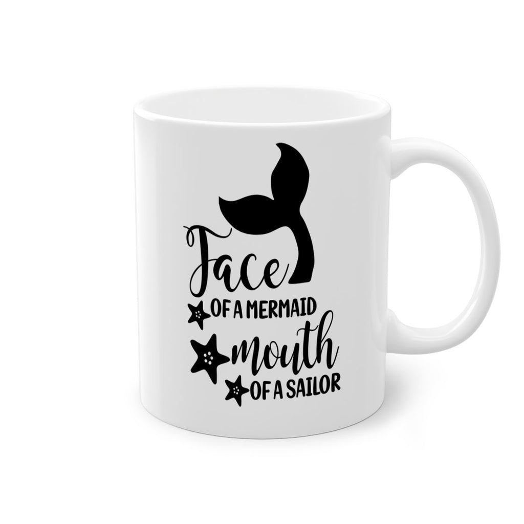 Face of a Mermaid mouth 165#- mermaid-Mug / Coffee Cup