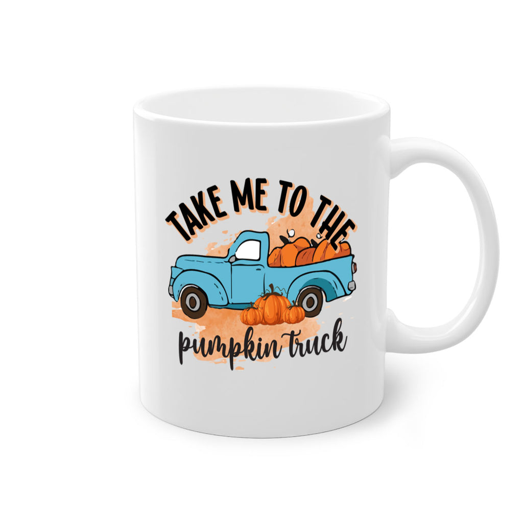 Fall Pumpkin Truck 128#- fall-Mug / Coffee Cup