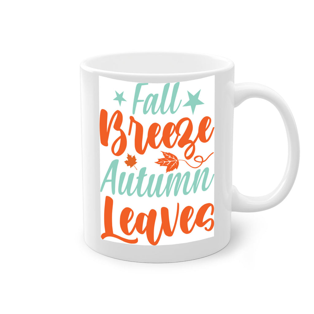 FallBreezeAutumnLeaves 147#- fall-Mug / Coffee Cup