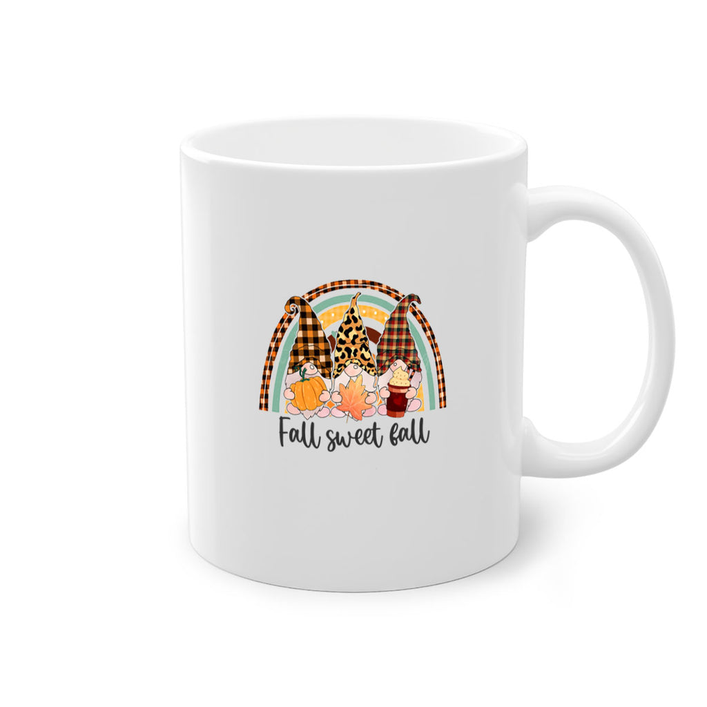 FallSweetFallGnomeRainbow 162#- fall-Mug / Coffee Cup