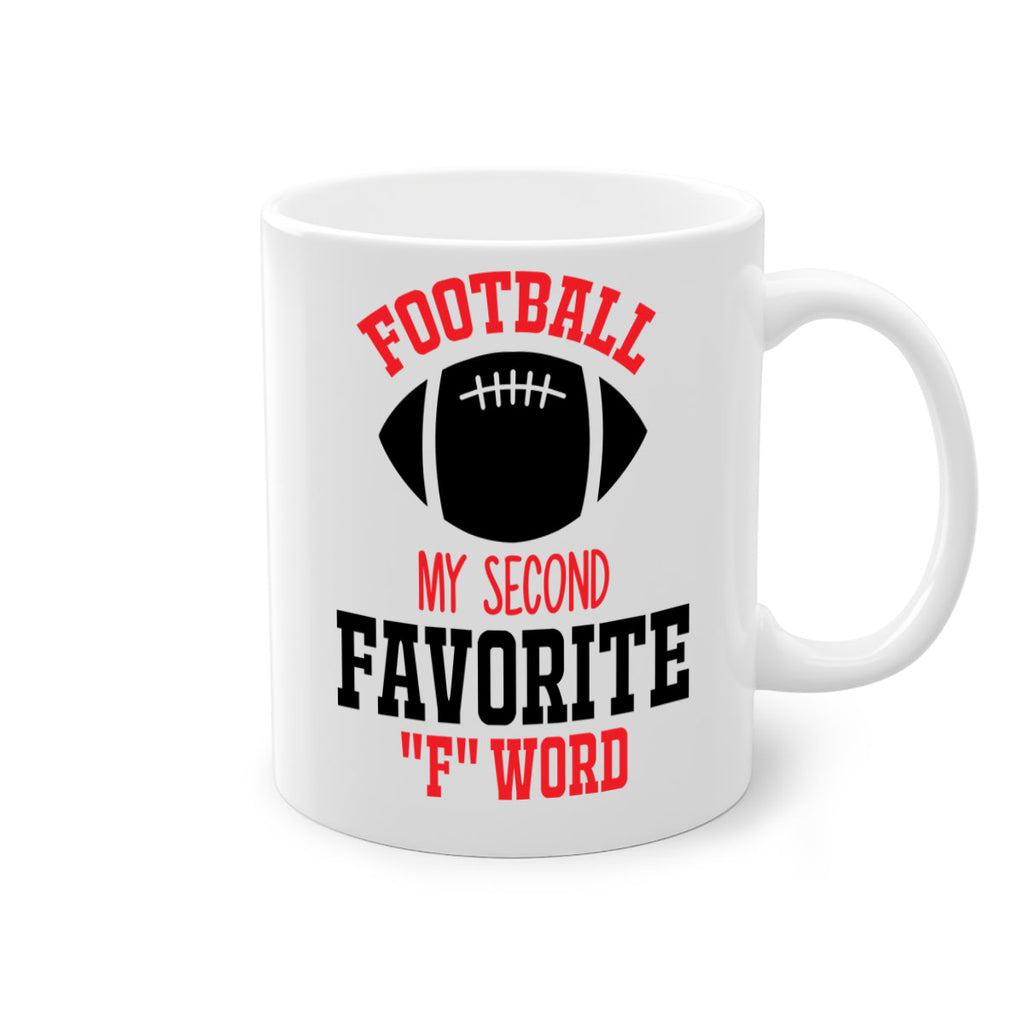 Football my second favorite F word 1234#- football-Mug / Coffee Cup