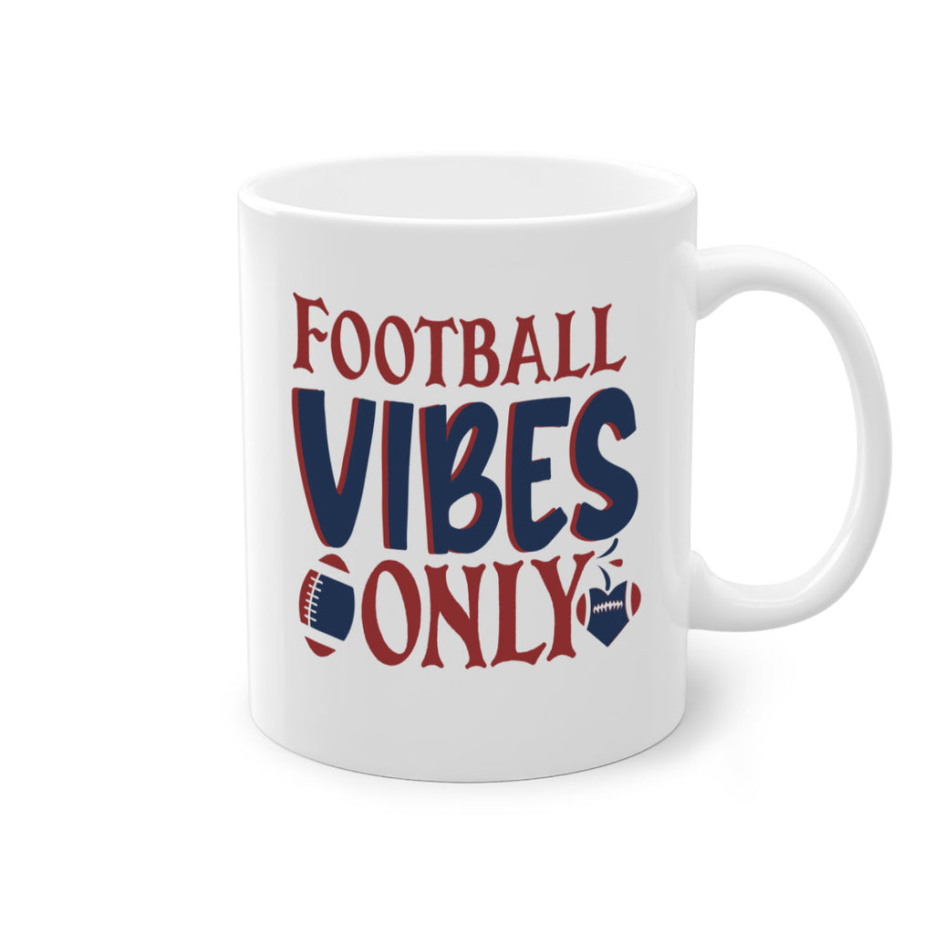 Football vibes only 1543#- football-Mug / Coffee Cup