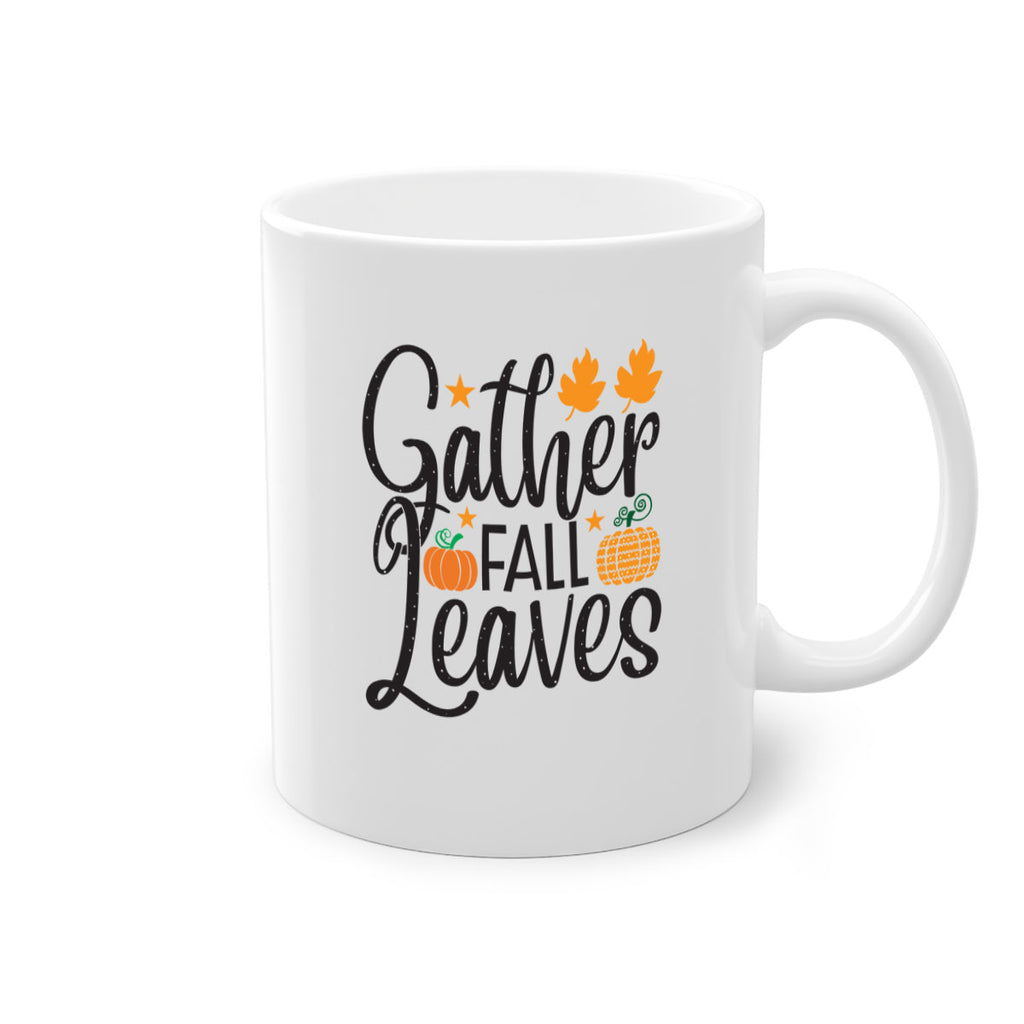 Gatherfallleaves 189#- fall-Mug / Coffee Cup