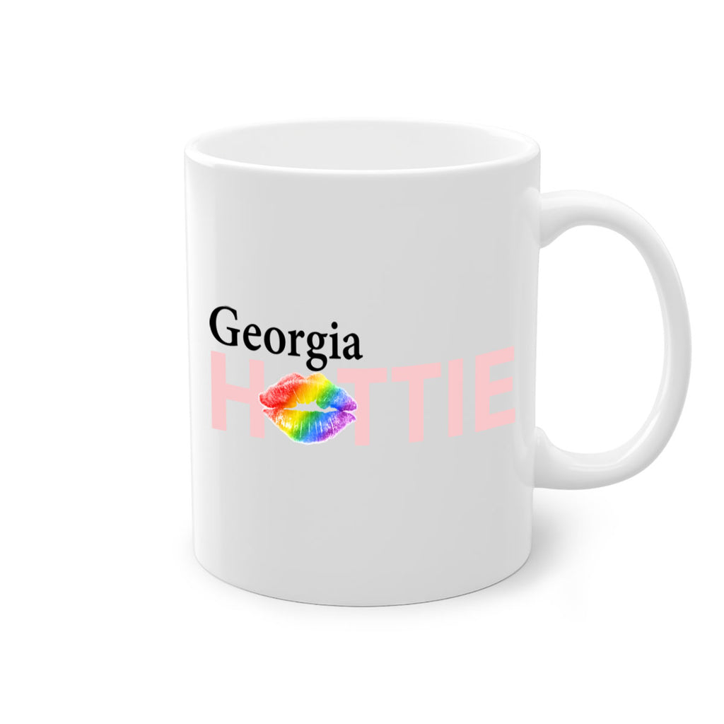 Georgia Hottie with rainbow lips 10#- Hottie Collection-Mug / Coffee Cup