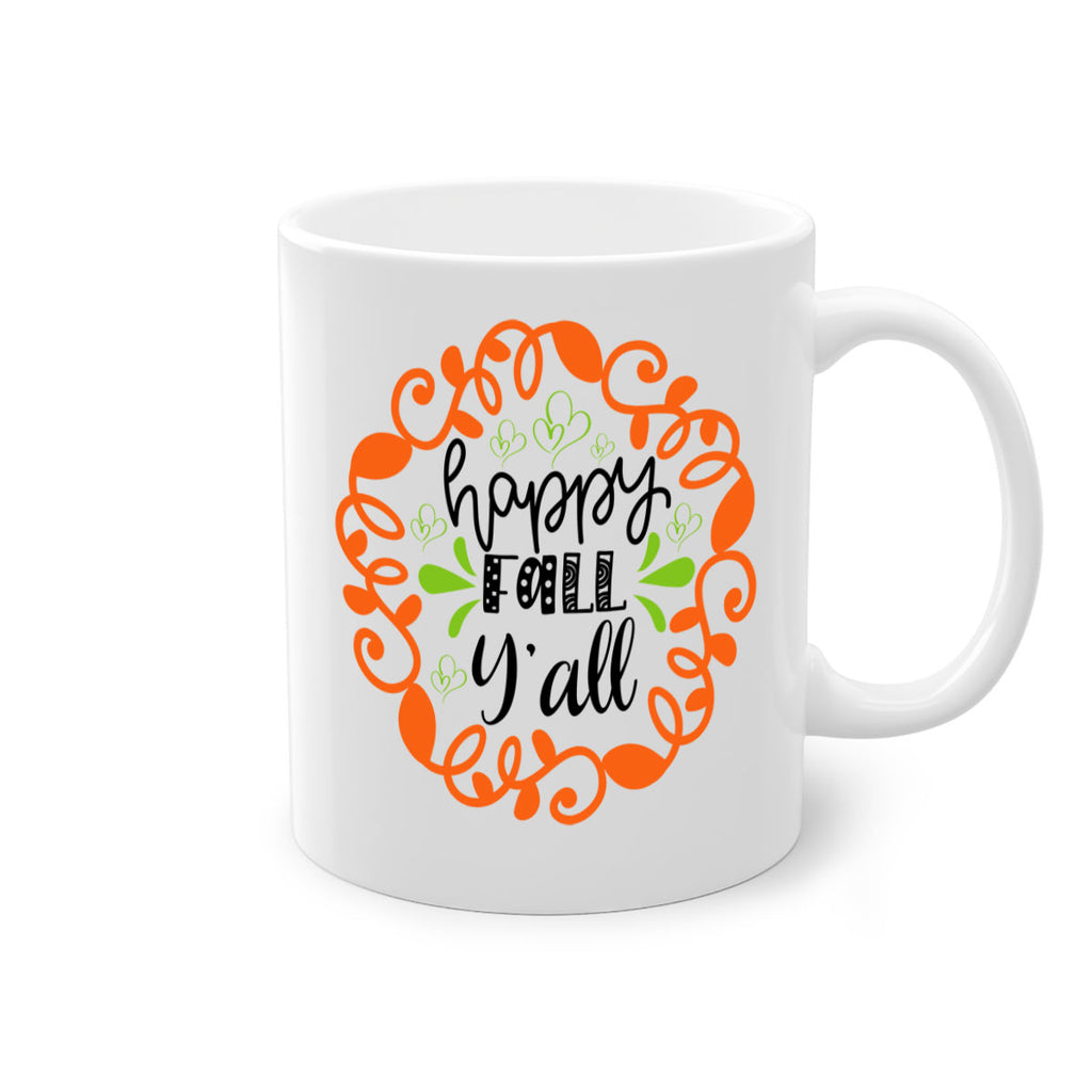 Happy Fall Y all 227#- fall-Mug / Coffee Cup