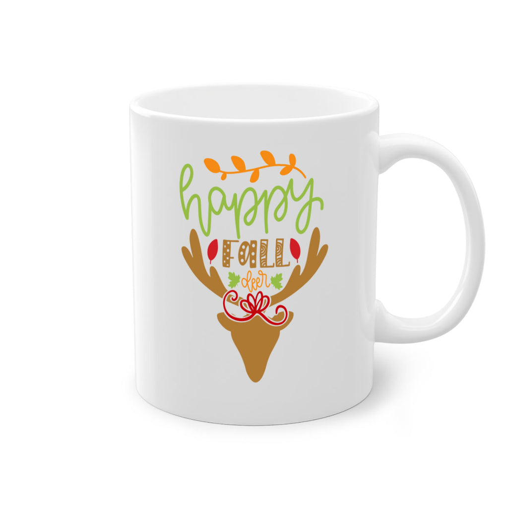 Happy Fall deer 219#- fall-Mug / Coffee Cup