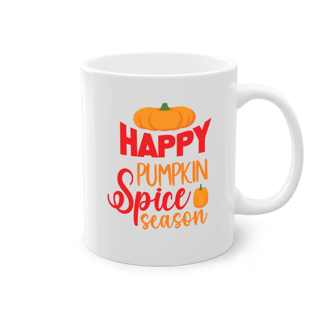 HappyPumpkinSpiceSeason 259#- fall-Mug / Coffee Cup
