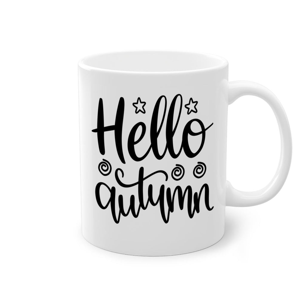 Hello Autumn 270#- fall-Mug / Coffee Cup