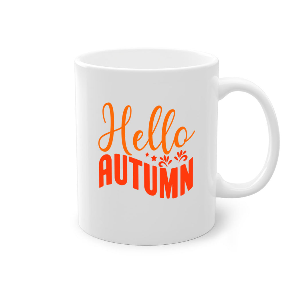 Hello Autumn Design 268#- fall-Mug / Coffee Cup