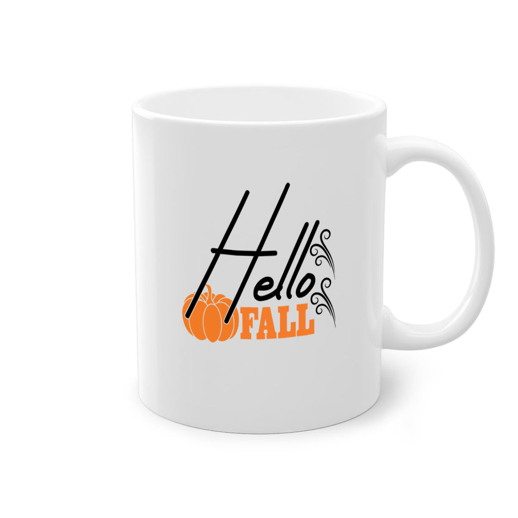 Hello Fall 281#- fall-Mug / Coffee Cup