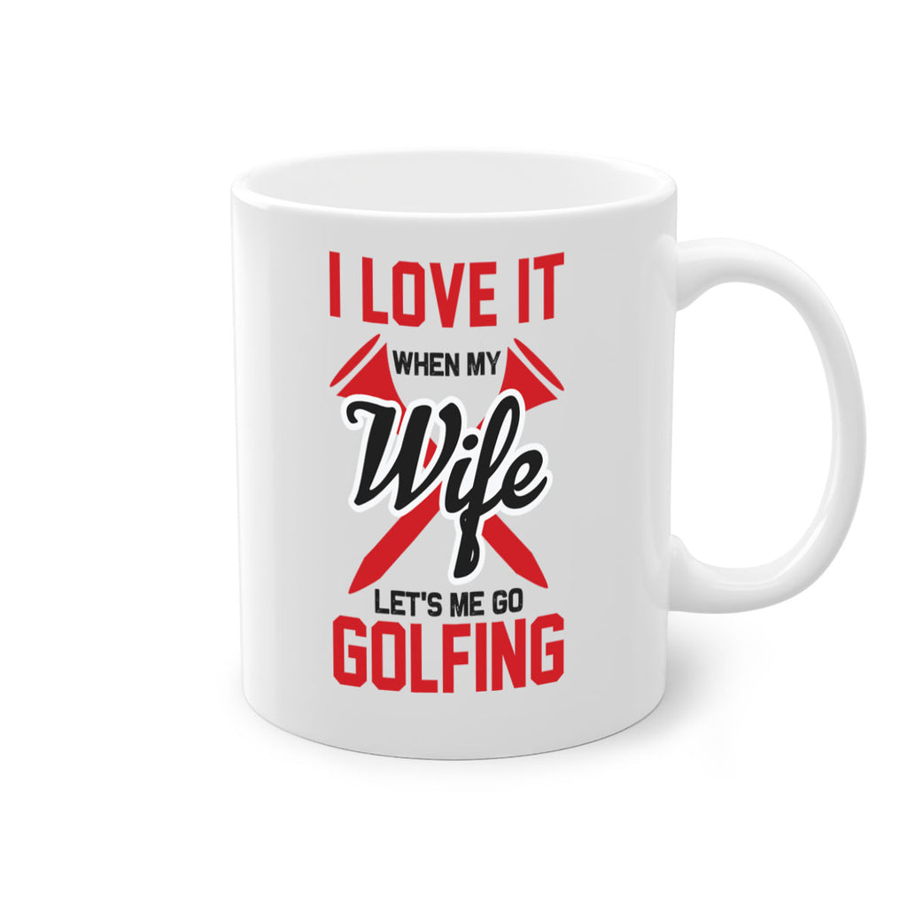 I love 1101#- golf-Mug / Coffee Cup