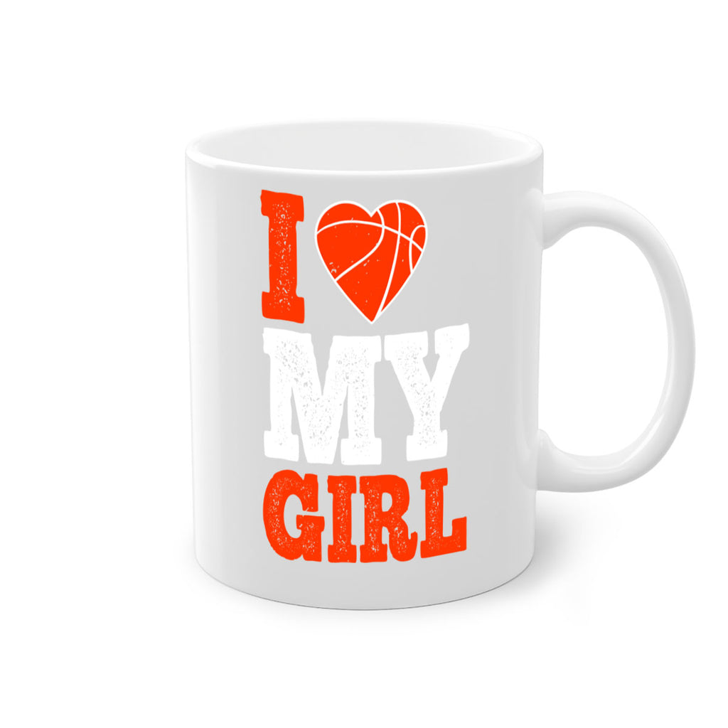 I love my girl 2245#- basketball-Mug / Coffee Cup