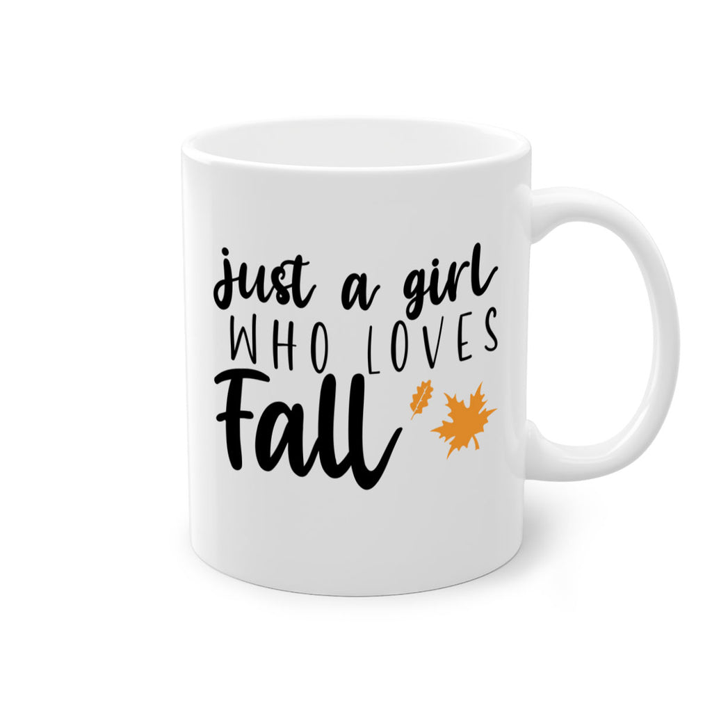 Just A Girl Who Loves Fall 380#- fall-Mug / Coffee Cup