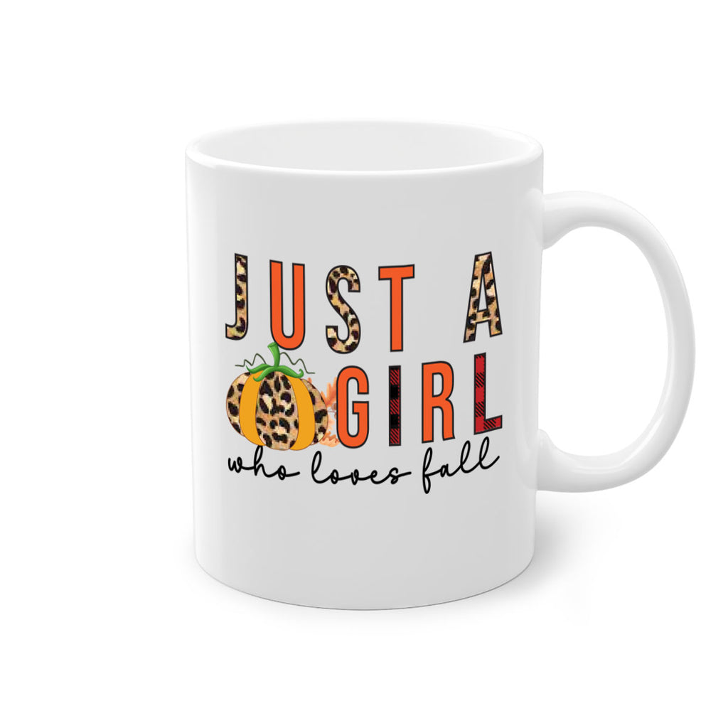 Just a Girl Who Loves Fall 382#- fall-Mug / Coffee Cup