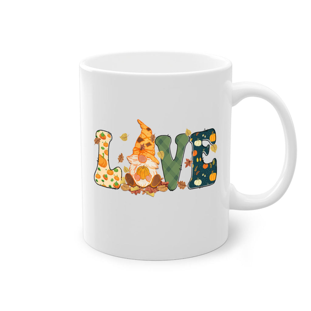 LOVEFallAutumnGnome 415#- fall-Mug / Coffee Cup