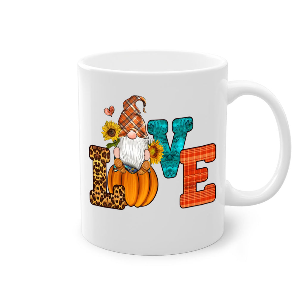 LOVEFallGnome 417#- fall-Mug / Coffee Cup