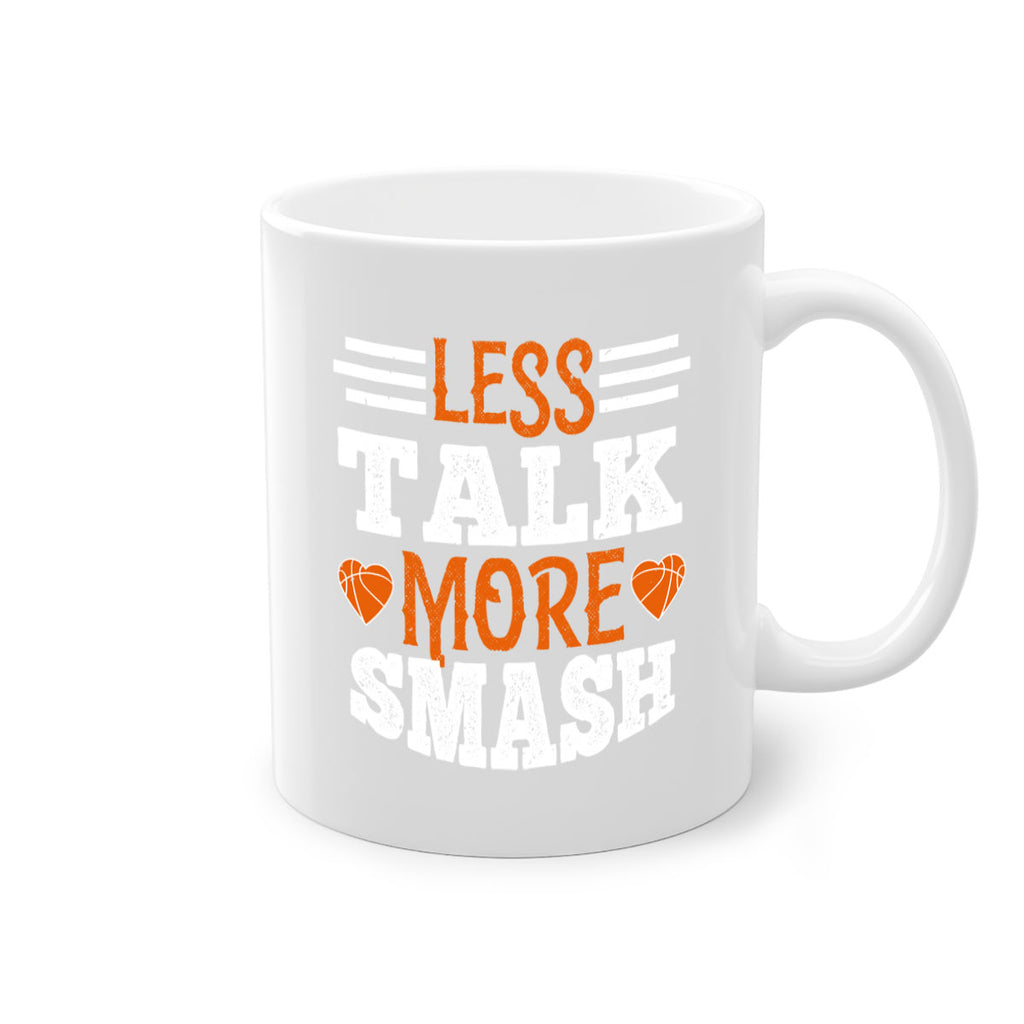 Less talk more smash 2062#- basketball-Mug / Coffee Cup