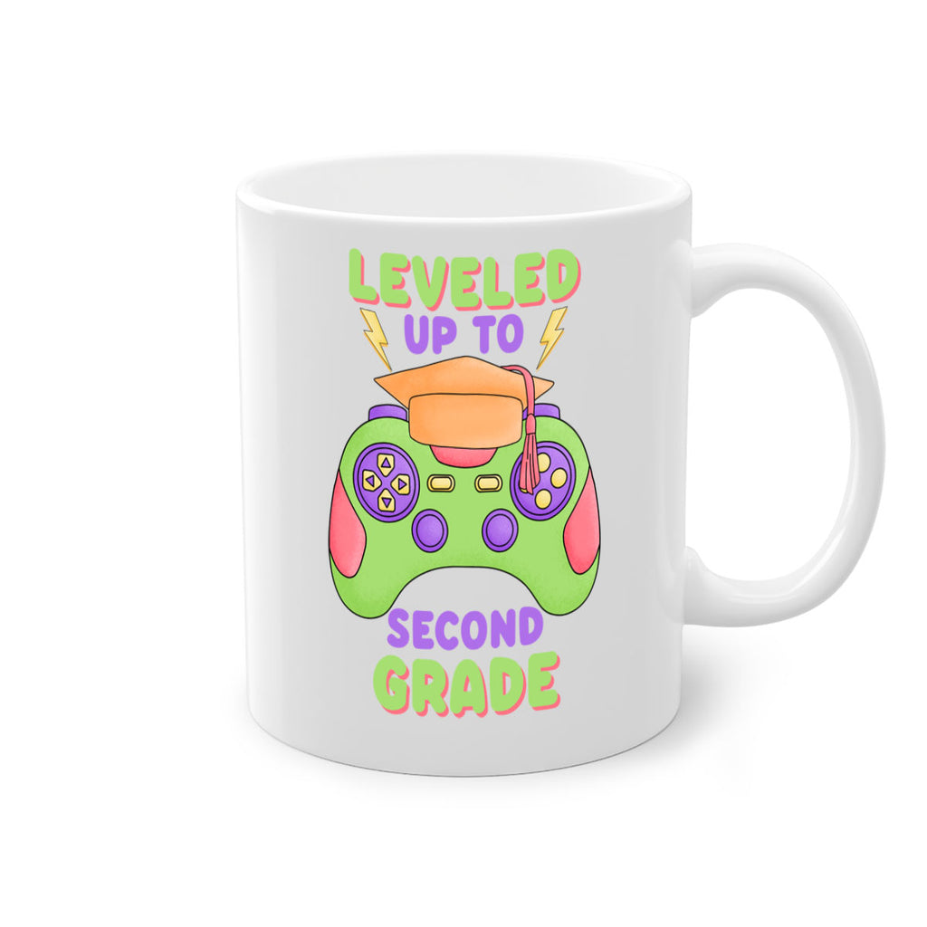 Leveled up to 2nd Grade 15#- second grade-Mug / Coffee Cup