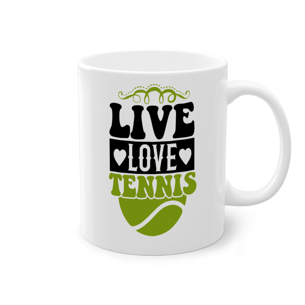Live Love Tennis 817#- tennis-Mug / Coffee Cup